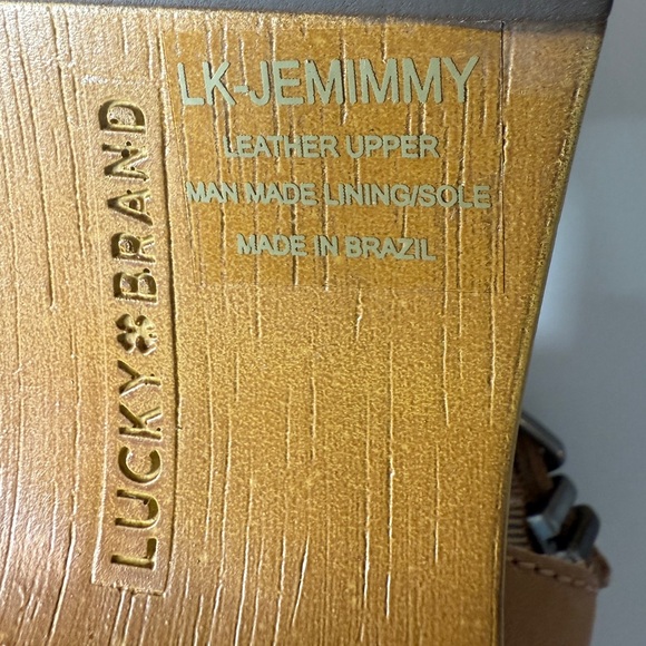 Lucky Brand - Genuine Leather Jemimmy Platform Sandals - Picture 7 of 9